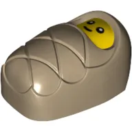 Bundled Child / Papoose with Yellow Face, Eyes with White Pupils Print