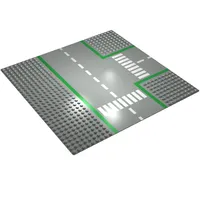 Baseplate 32 x 32 with 9-Stud T Intersection with Road Print