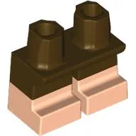 Legs Short with Light Nougat Feet Pattern [Multi Color Injection]