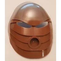 Large Figure Mask Rau with Marbled Pearl Light Gray Pattern (Ahkmou)