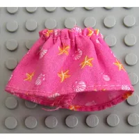 Belville, Skirt, Girl, Short, Clam and Starfish Print