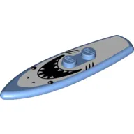 Sports Surfboard Standard with Shark Print