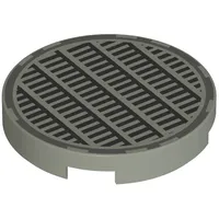 Tile Round 2 x 2 with Fine Mesh Grill Print