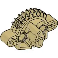 Large Figure Skeletal, Torso, Gear 9 Tooth with 3 Axle Holes and 2 Holes (Matoran)