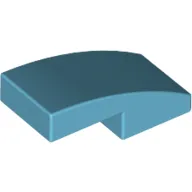 Slope Curved 2 x 1 No Studs [1/2 Bow]