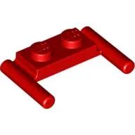 Plate Special 1 x 2 with Handles [Flat Ends / Low Attachment]