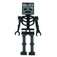 Wither Skeleton, Square Skull, Straight Arms (60115 Torso)