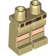 Hips and Tan Legs with Reddish Brown Belt, Light Nougat Knees print