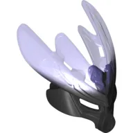 Large Figure Mask Protector with Marbled Trans-Purple Pattern (Protector Mask of Earth)