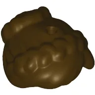 Hair Braids Pulled Back to Bun with Holes on Top and Back