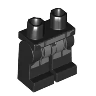 Hips and Black Legs with Dark Bluish Grey Armor print