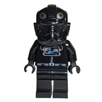 TIE Pilot, Plain Legs, Printed Black Head