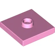 Plate Special 2 x 2 with Groove and Center Stud (Jumper)