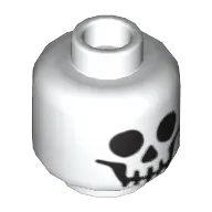 Minifig Head Skeleton, Standard Skull Print