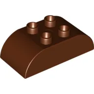 Duplo Brick 2 x 4 Curved Top