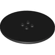 Plate Special Round 8 x 8 with 2 x 2 Center Studs with Groove