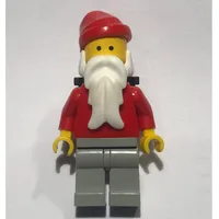 Santa, Plain Red with Light Gray Legs, and Back Basket