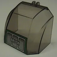 Windscreen 4 x 6 x 4 Canopy with Hinge with 'BRICK' Text and Grille Print