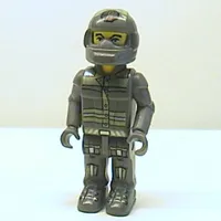 Juniors Midifig, Aqua Res-Q Pilot with Closed Face Helmet