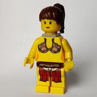 Princess Leia, Slave Outfit, Yellow Skin, Neck Bracket