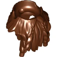 Minifig Neckwear Beard, Full with Braided Moustache Ends