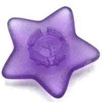 Clikits Icon, Star 2 x 2 Small with Pin [Frosted]