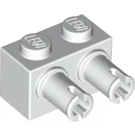 Brick Special 1 x 2 with 2 Pins, Square Pin Holes