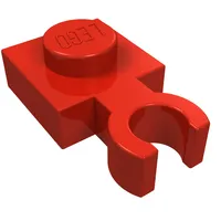 Plate Special 1 x 1 with Clip Vertical [Thin Open O Clip]