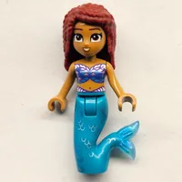 Ariel - Mermaid Form, Live Action Movie Minidoll, Dark Red Hair