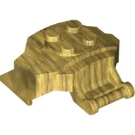 Large Figure Cover 4 x 3 x 2 with Bar, 4 Studs, Ridged