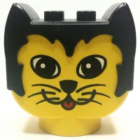 Duplo Animal Head Cat, Oblong Eyes