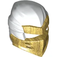 Wrap with Armor Mask Pearl Gold Pattern