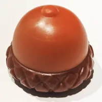 Hat, Acorn with Reddish Brown Brim Pattern