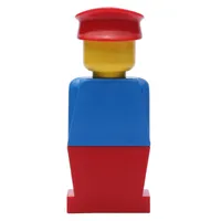LEGOLAND Blue Torso, Red Legs, Red Hat