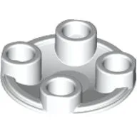 Plate Round 2 x 2 with Rounded Bottom [Boat Stud]