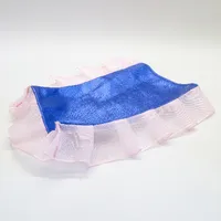 Belville, Blanket / Bed Cover 8 x 13 with Light Pink Tulle Edge