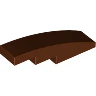 Brick Curved 4 x 1 No Studs [Stud Holder with Symmetric Ridges]