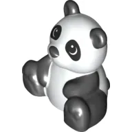 Duplo Animal Bear, Sitting, Panda Print