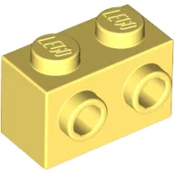 Brick Special 1 x 2 with 2 Studs on 1 Side