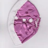 Belville, Skirt, Long with White Fur Trim