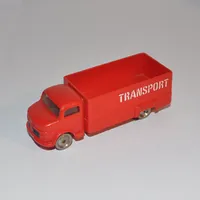 HO Scale Mercedes Box Truck with 'TRANSPORT' Print