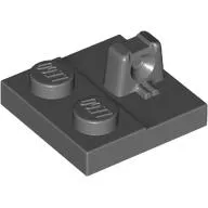 Hinge Plate 2 x 2 Locking with 1 Finger on Top