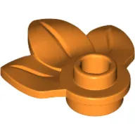 Plant, Plate 1 x 1 Round with 3 Leaves