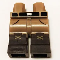 Hips with Dark Tan Legs and Dark Brown Boots Pattern with Pockets, Knee Pads print