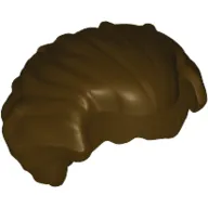 Hair Swept Back with Widow's Peak Chin-Length and Bushy in Back