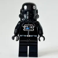 TIE Pilot, Plain Legs, Plain Black Head (30408 Helmet)