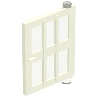 Door 1 x 4 x 5 Right with 6 Panes