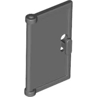 Door 1 x 2 x 3 with Vertical Handle, Round Handle Holes on Back