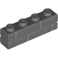 Brick Special 1 x 4 with Masonry Brick Profile