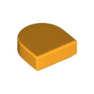 Tile Round 1 x 1 Half Circle